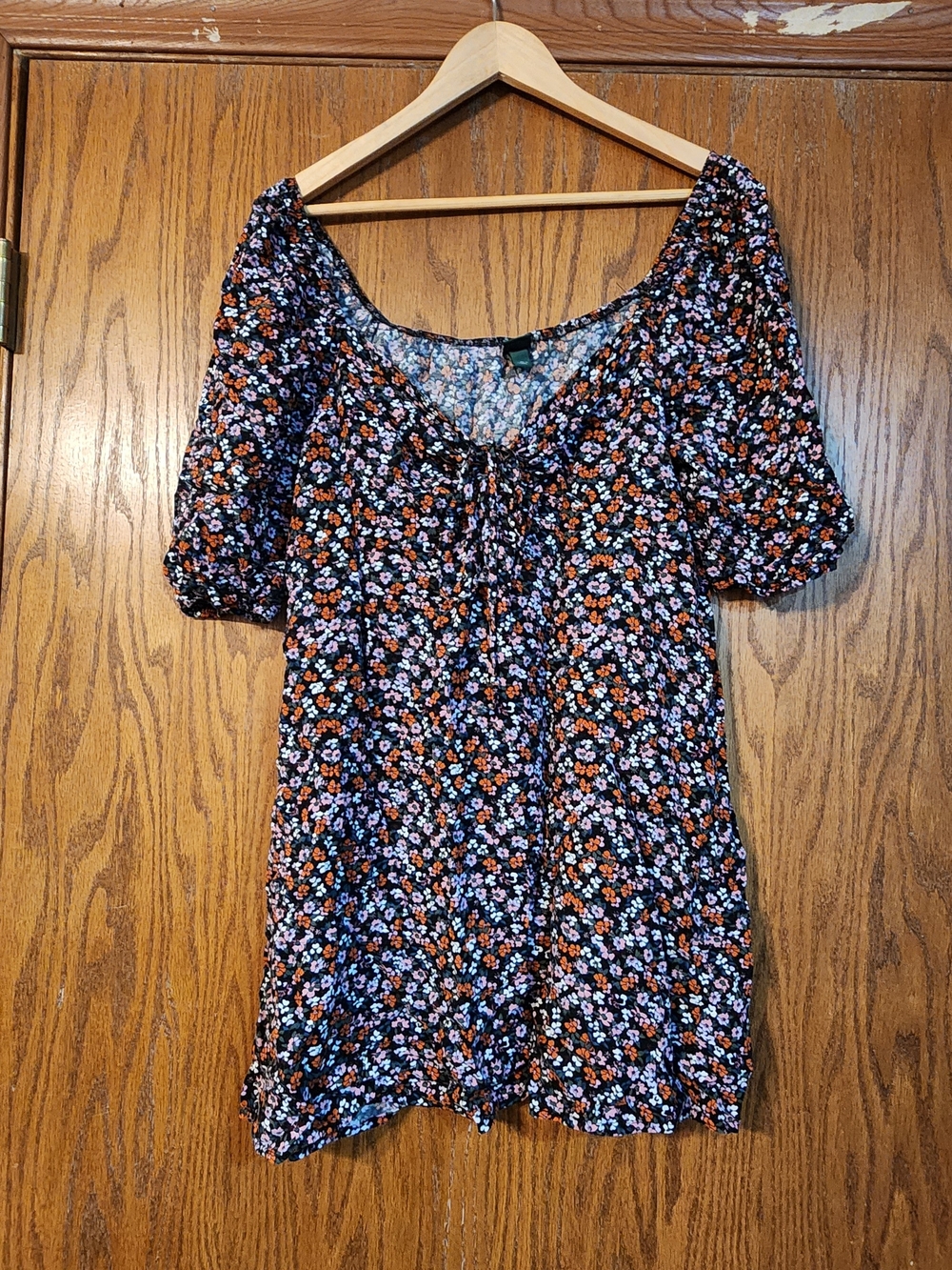 Floral Puff Sleeve Dress
